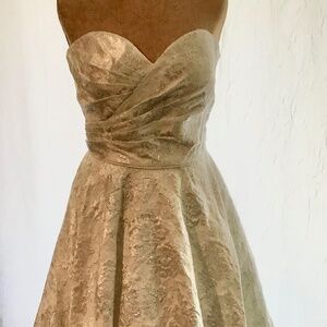 Jacquard prom/homecoming dress